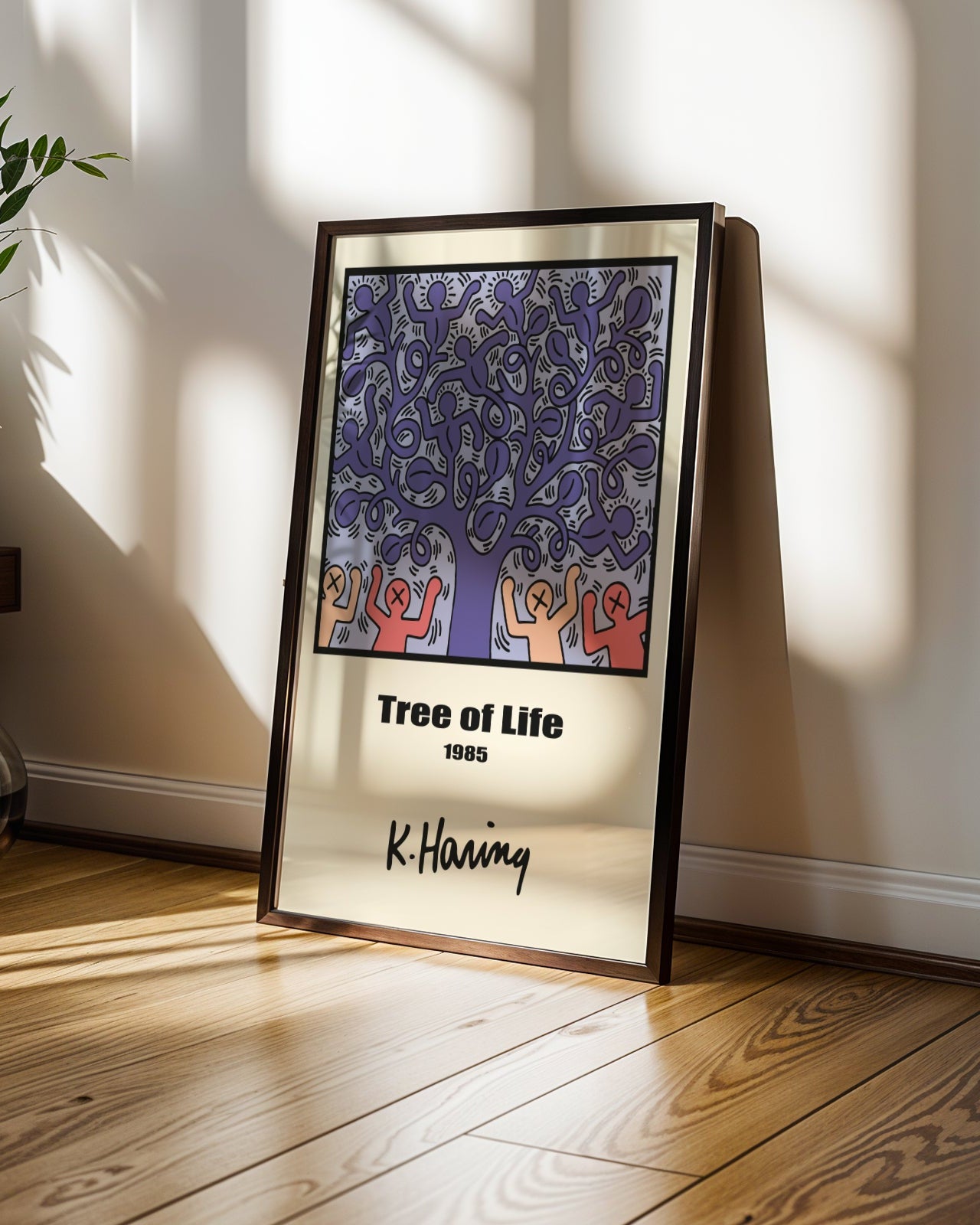 Keith Haring Tree Of Life Poster