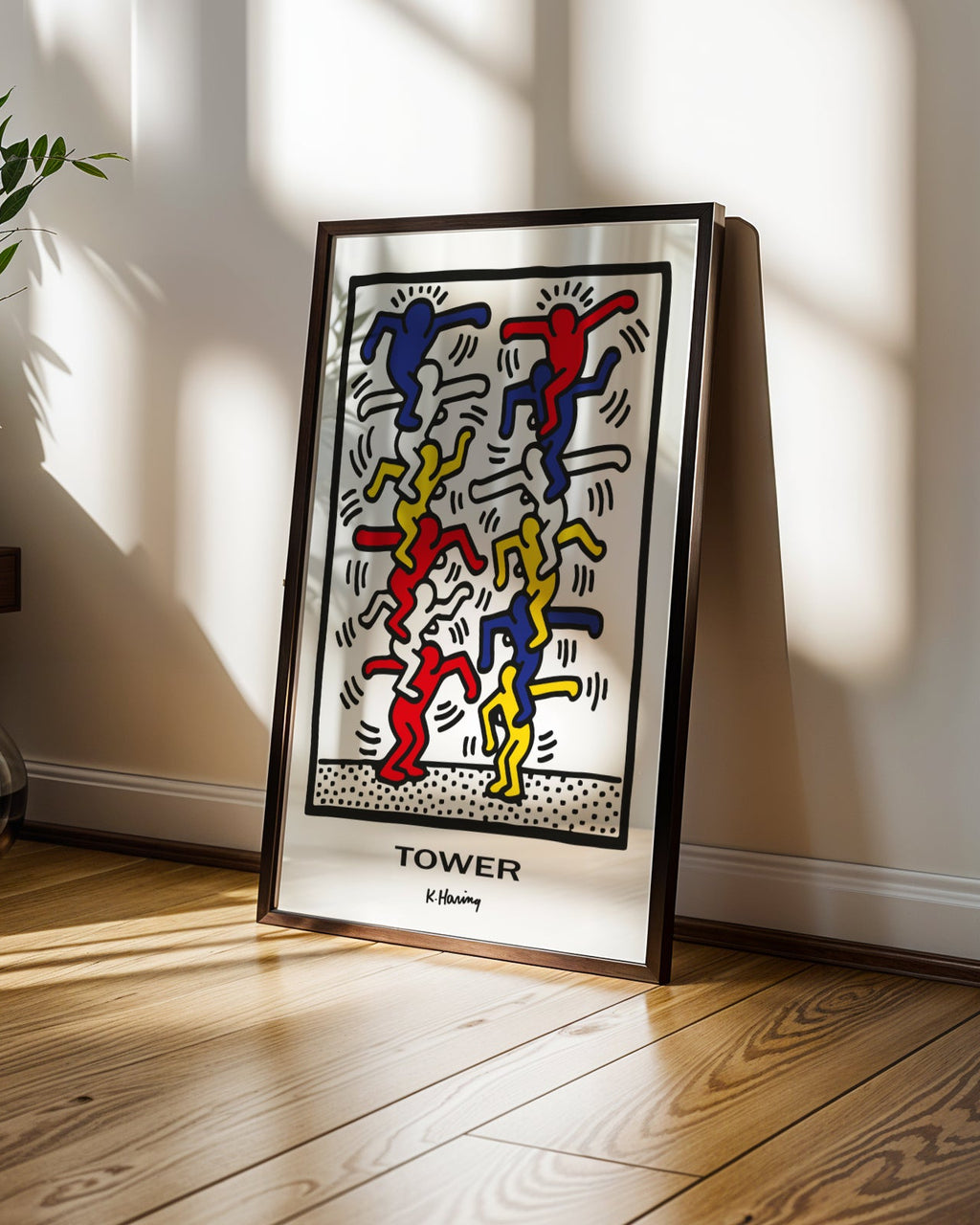 Keith Haring Tower Poster