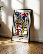 Keith Haring Tower Poster