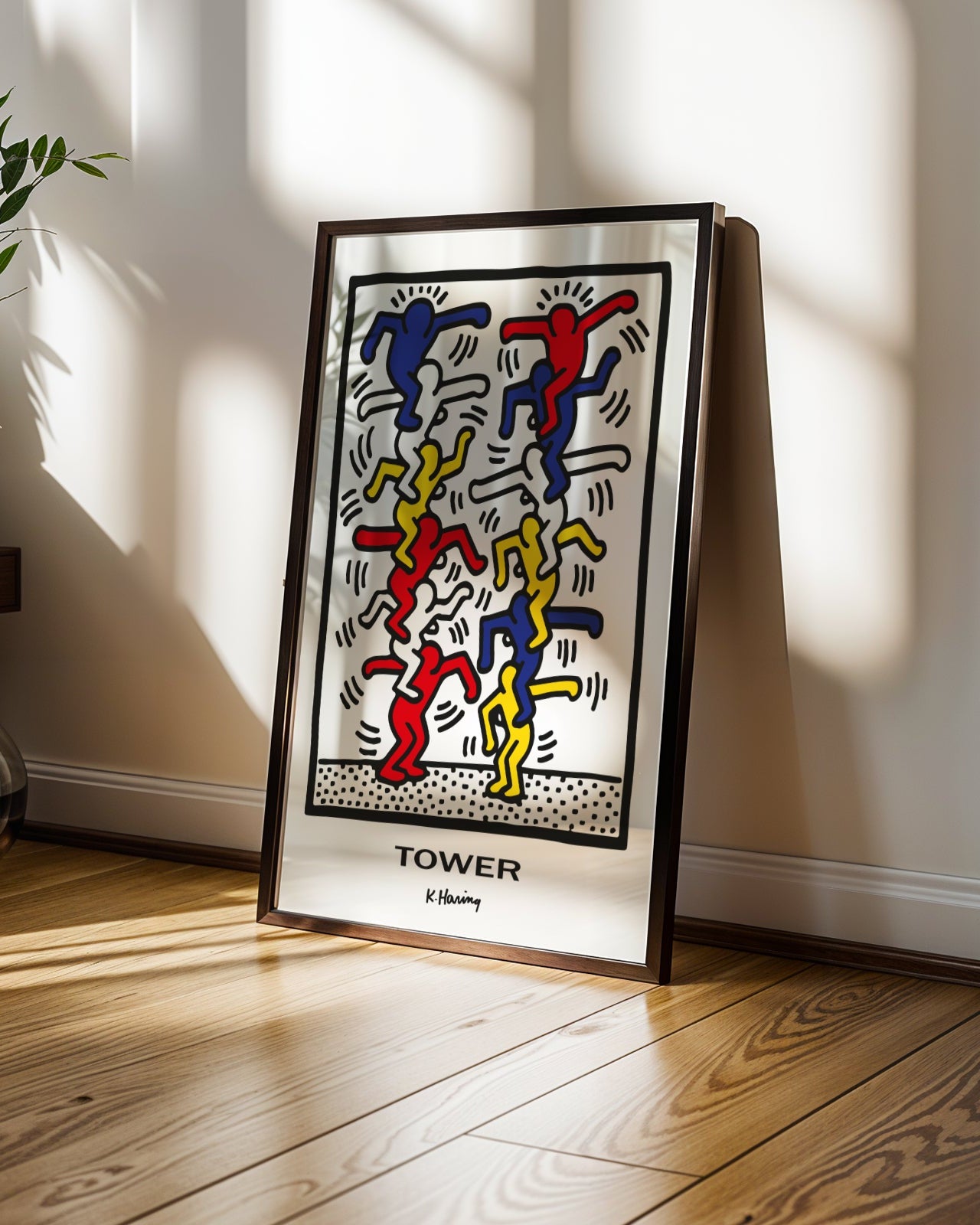 Keith Haring Tower Poster