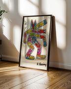 Keith Haring Wolf Poster