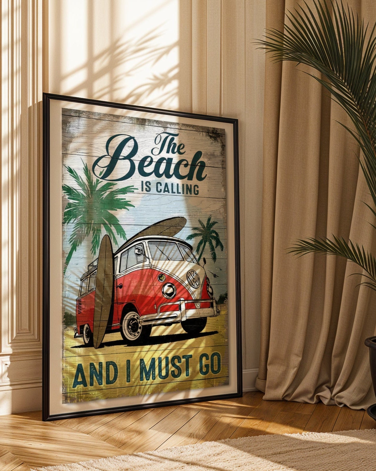 The Beach Is Calling Poster
