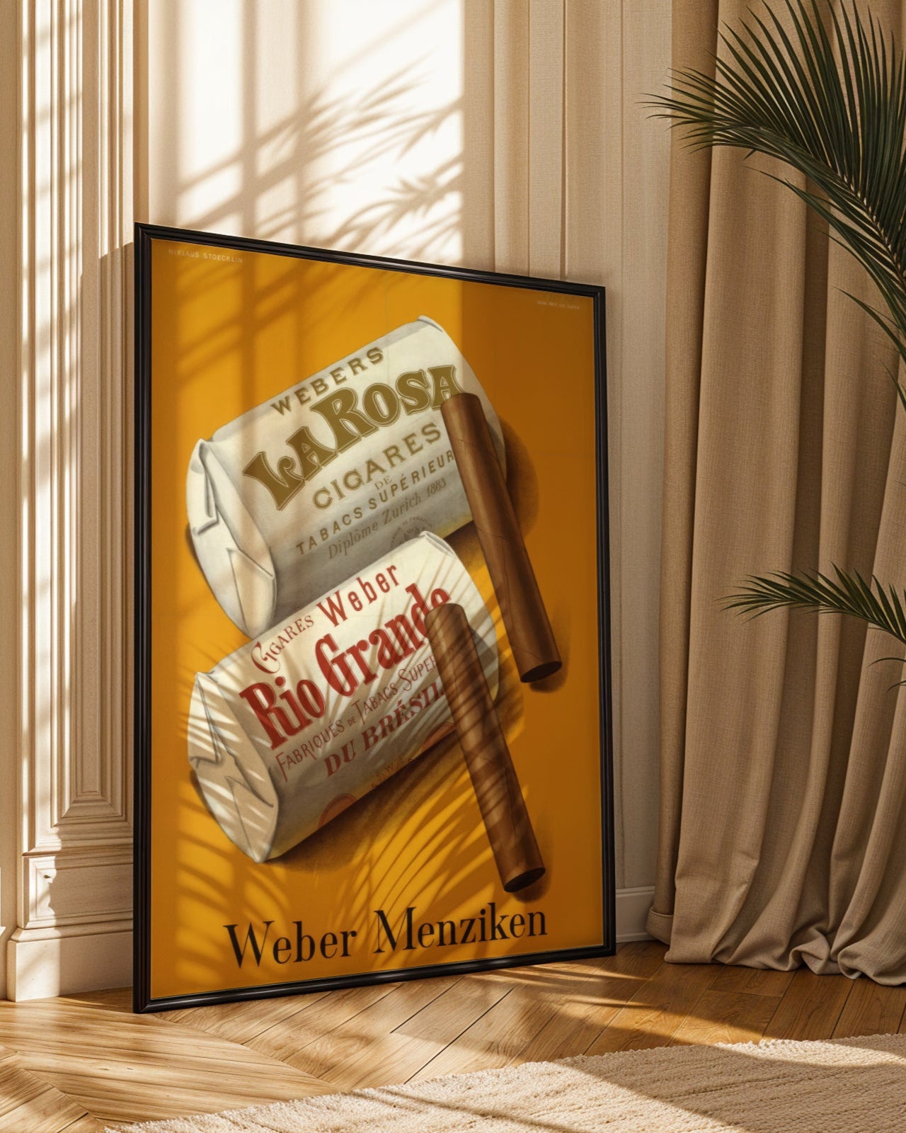 Weber Cigares Poster