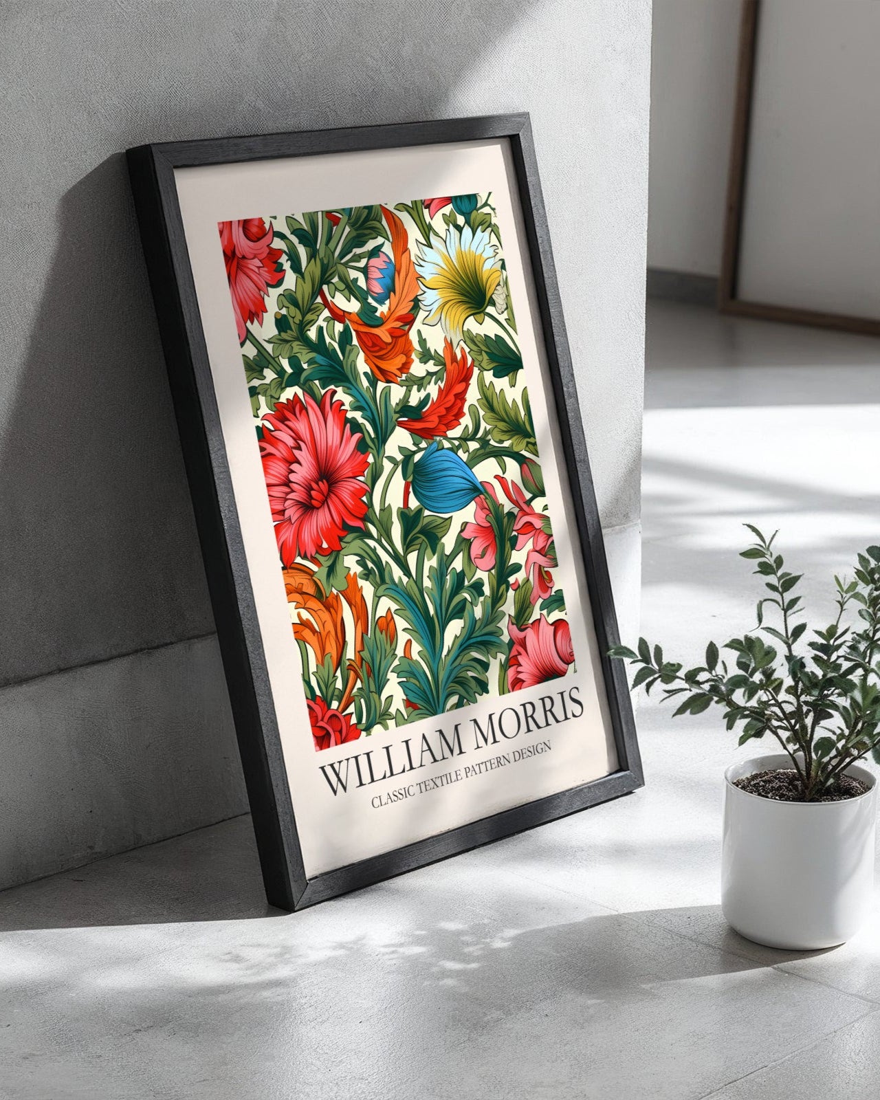 William Morris Classic Textile Pattern Design No.3 Poster