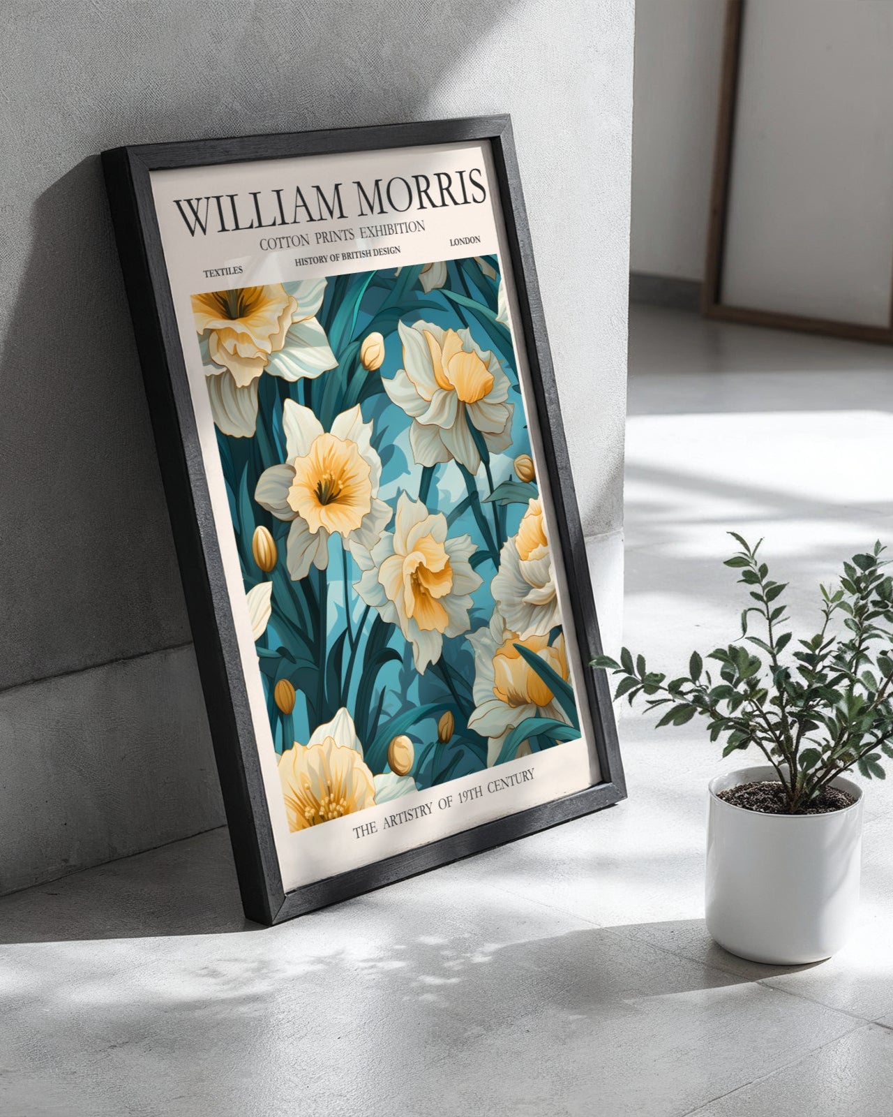 William Morris Cotton Prints Exhibition No.2 Poster