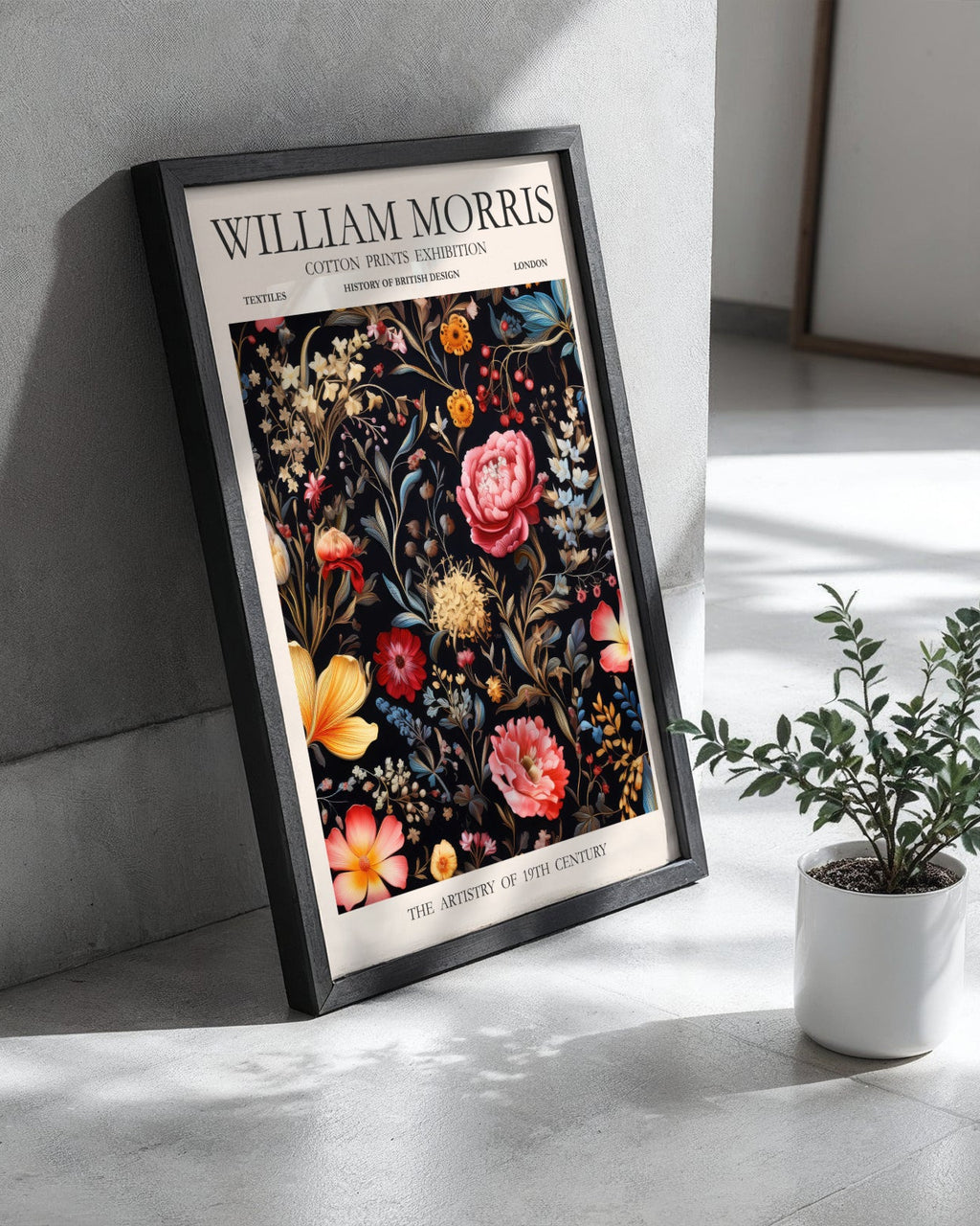 William Morris Cotton Prints Exhibition No.3 Poster