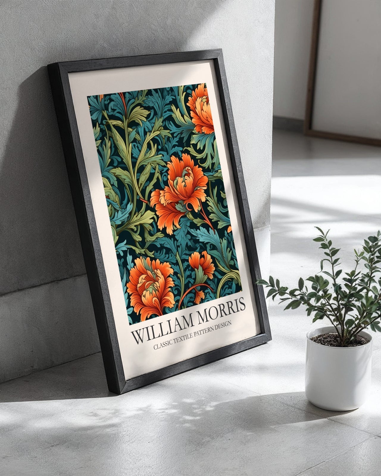William Morris Classic Textile Pattern Design Poster