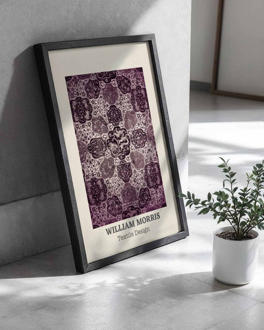 William Morris Textile Design Poster