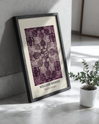 William Morris Textile Design Poster