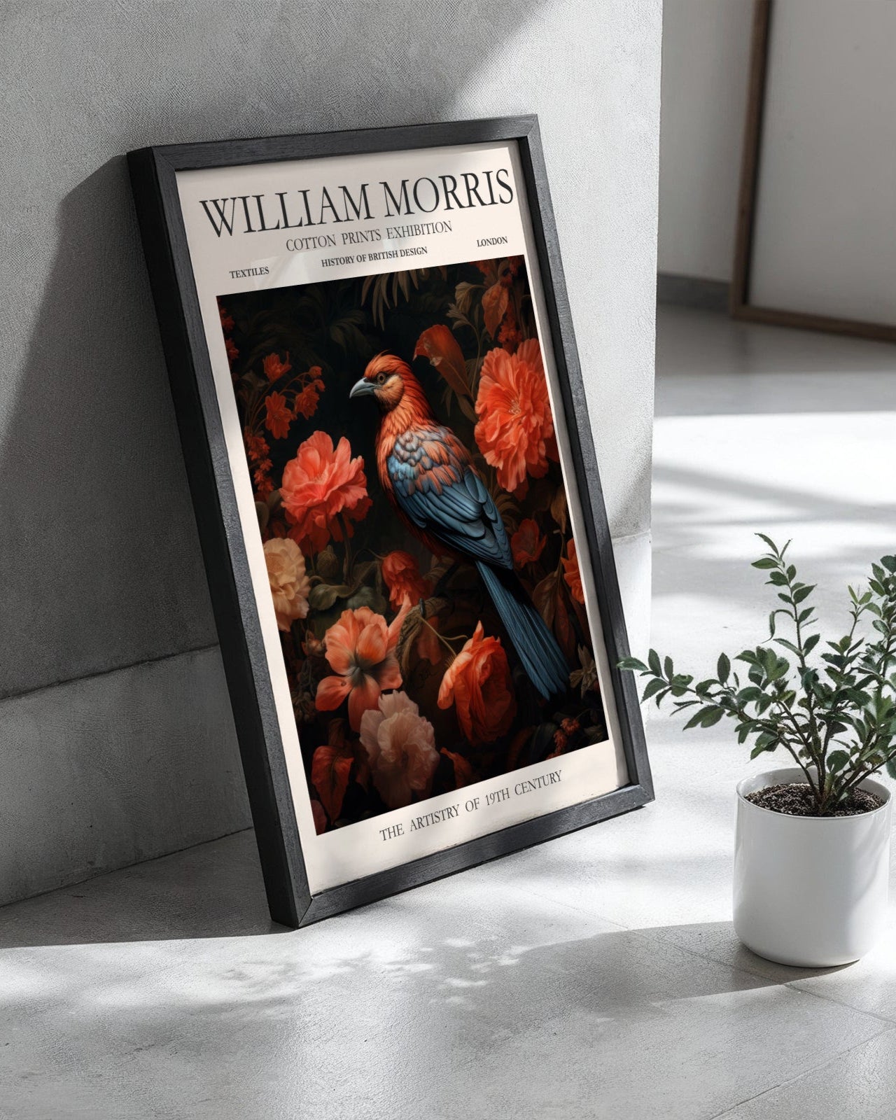 William Morris Cotton Prints Exhibition No.4 Poster