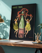 Drink All Evian Poster