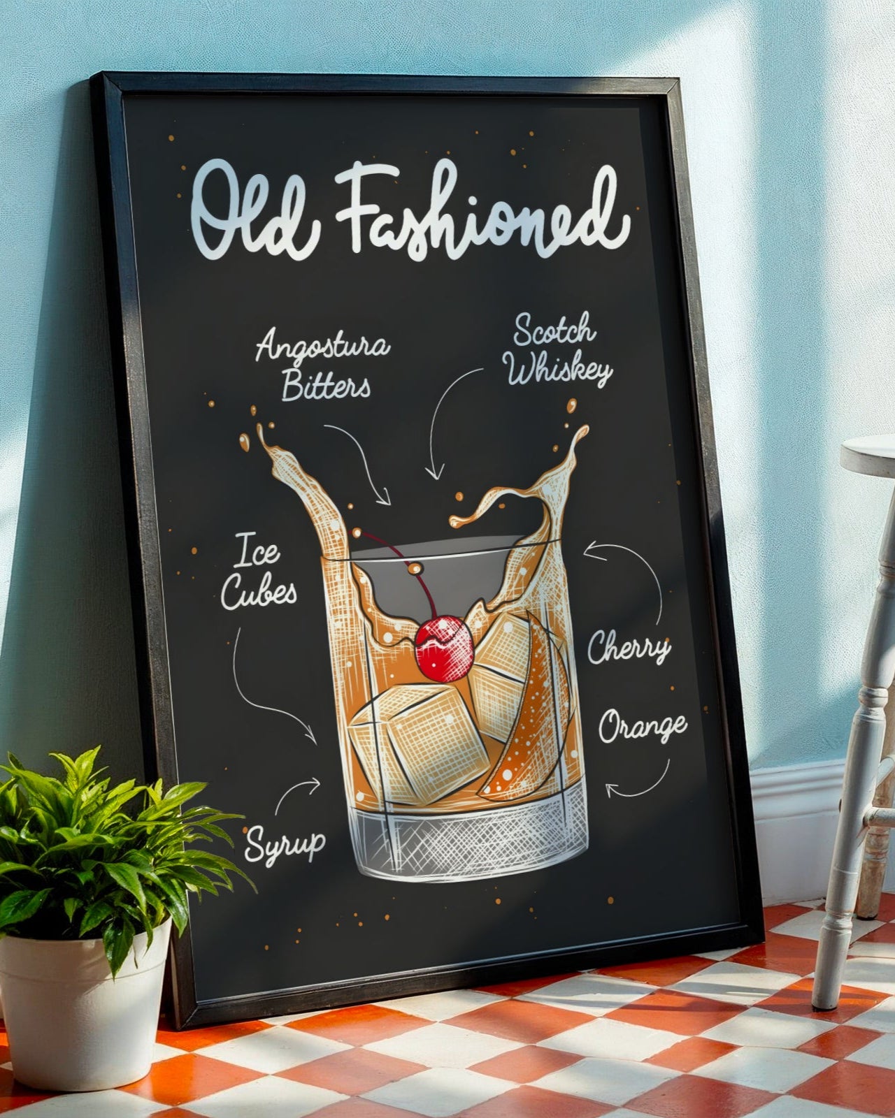 Old Fashioned Poster