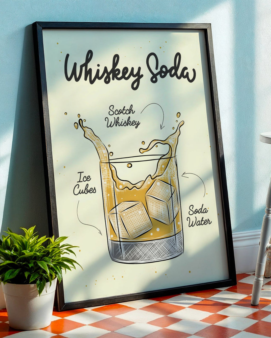 Whiskey Soda Poster