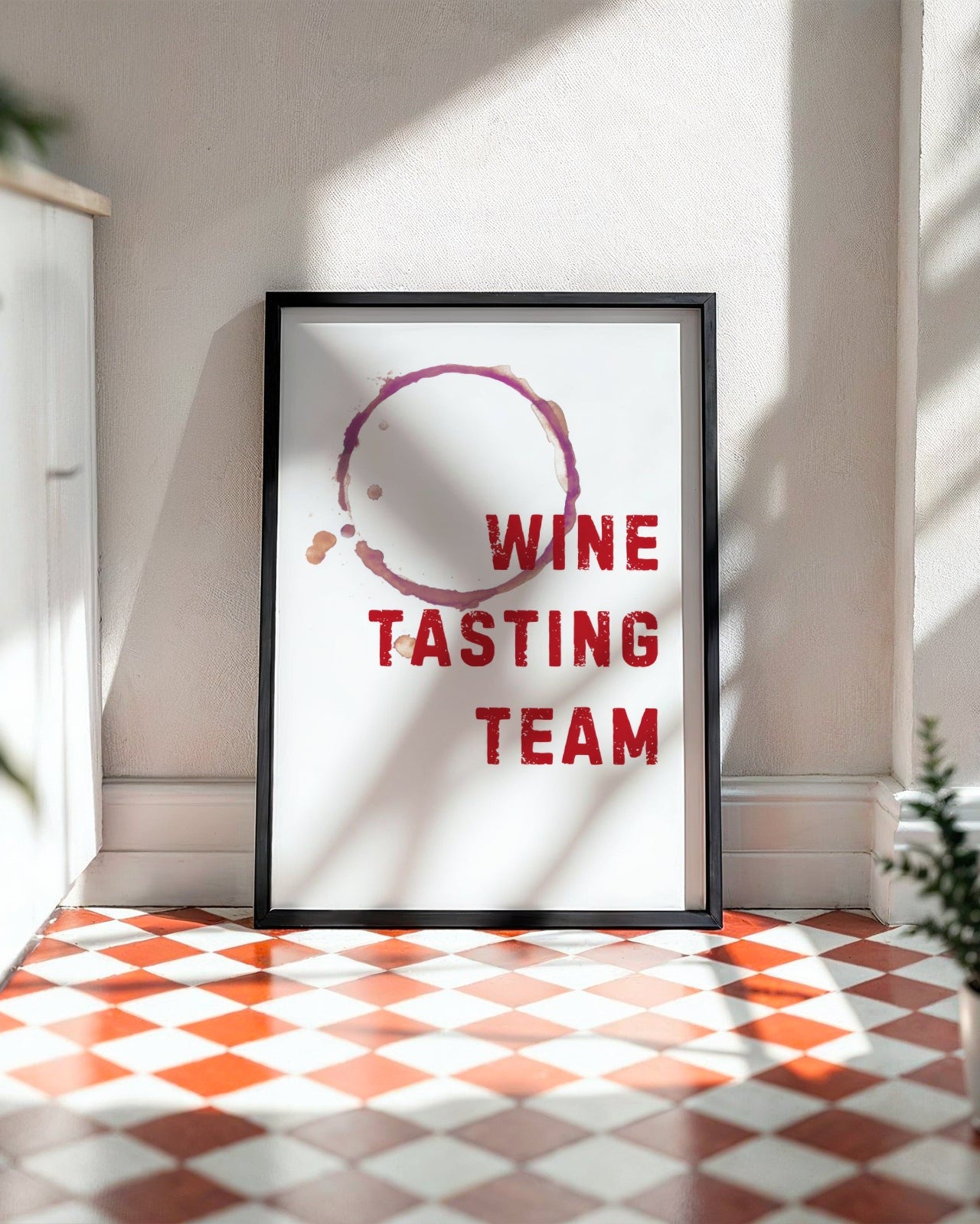 Wine Tasting Team Poster