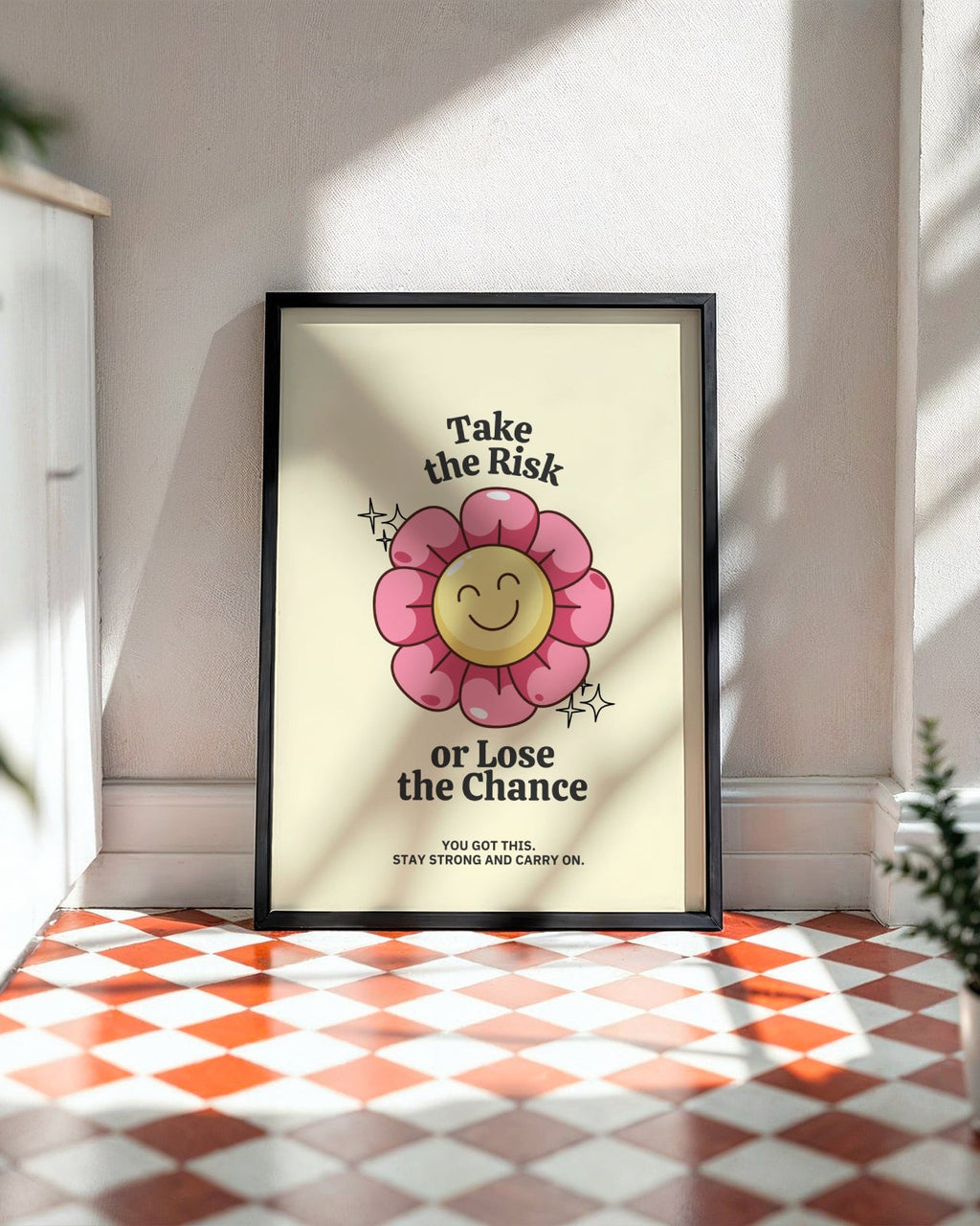 Take The Risk Poster