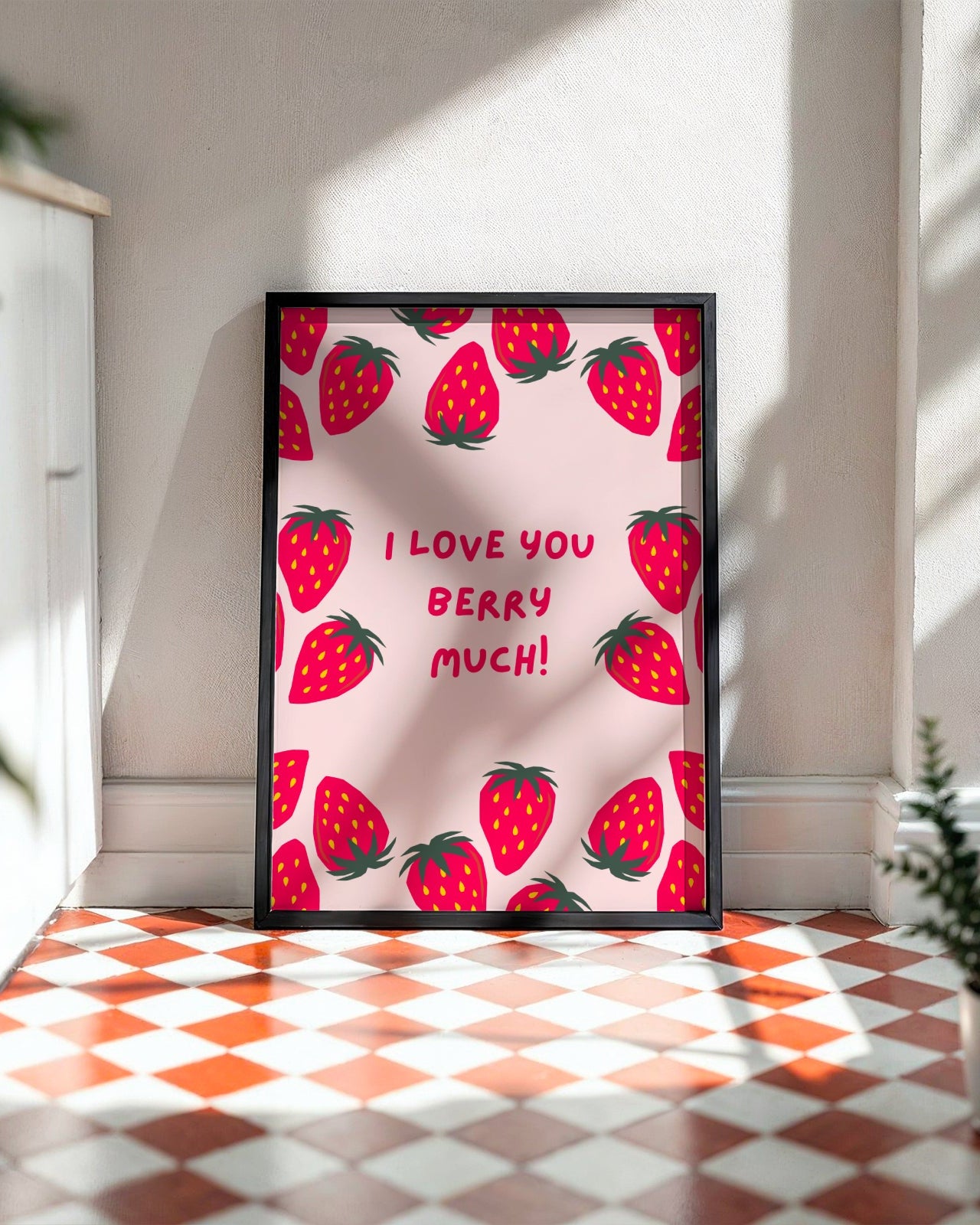 I Love You Berry Much Poster