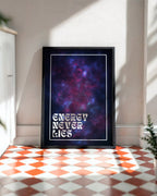 Energy Never Lies Poster