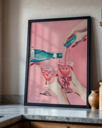 Rosé Flow Poster