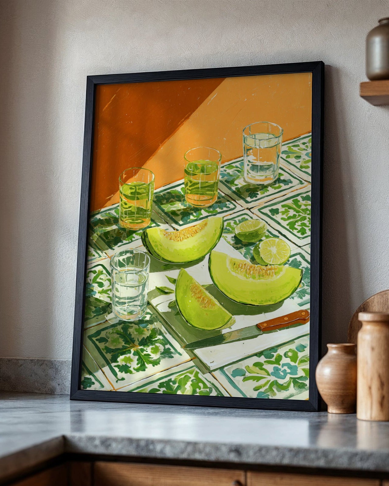 Pastel Sofra Dokunuşu Poster