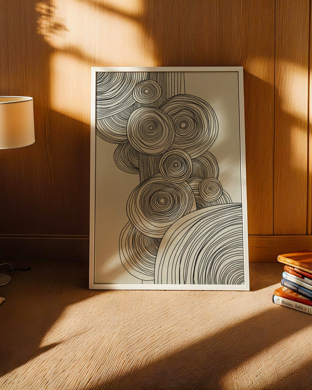 Dark Abstract No.6 Poster