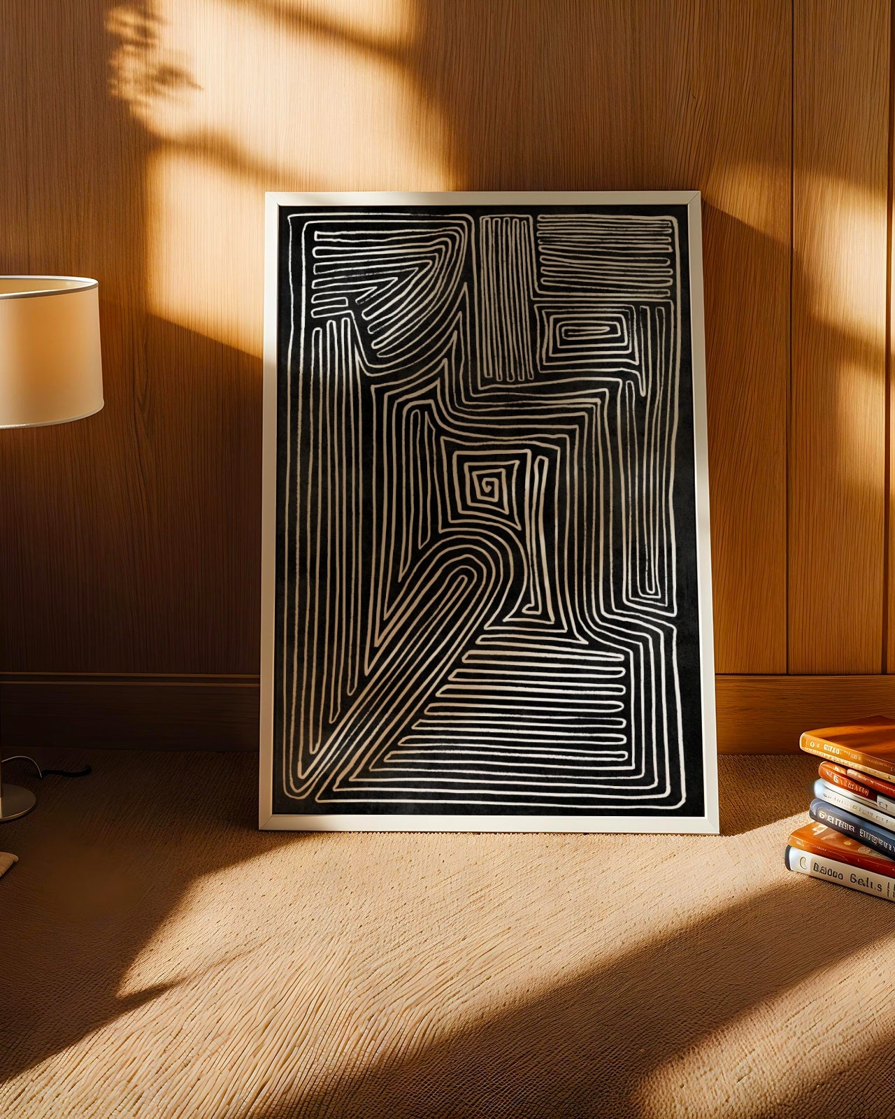 Dark Abstract No.7 Poster