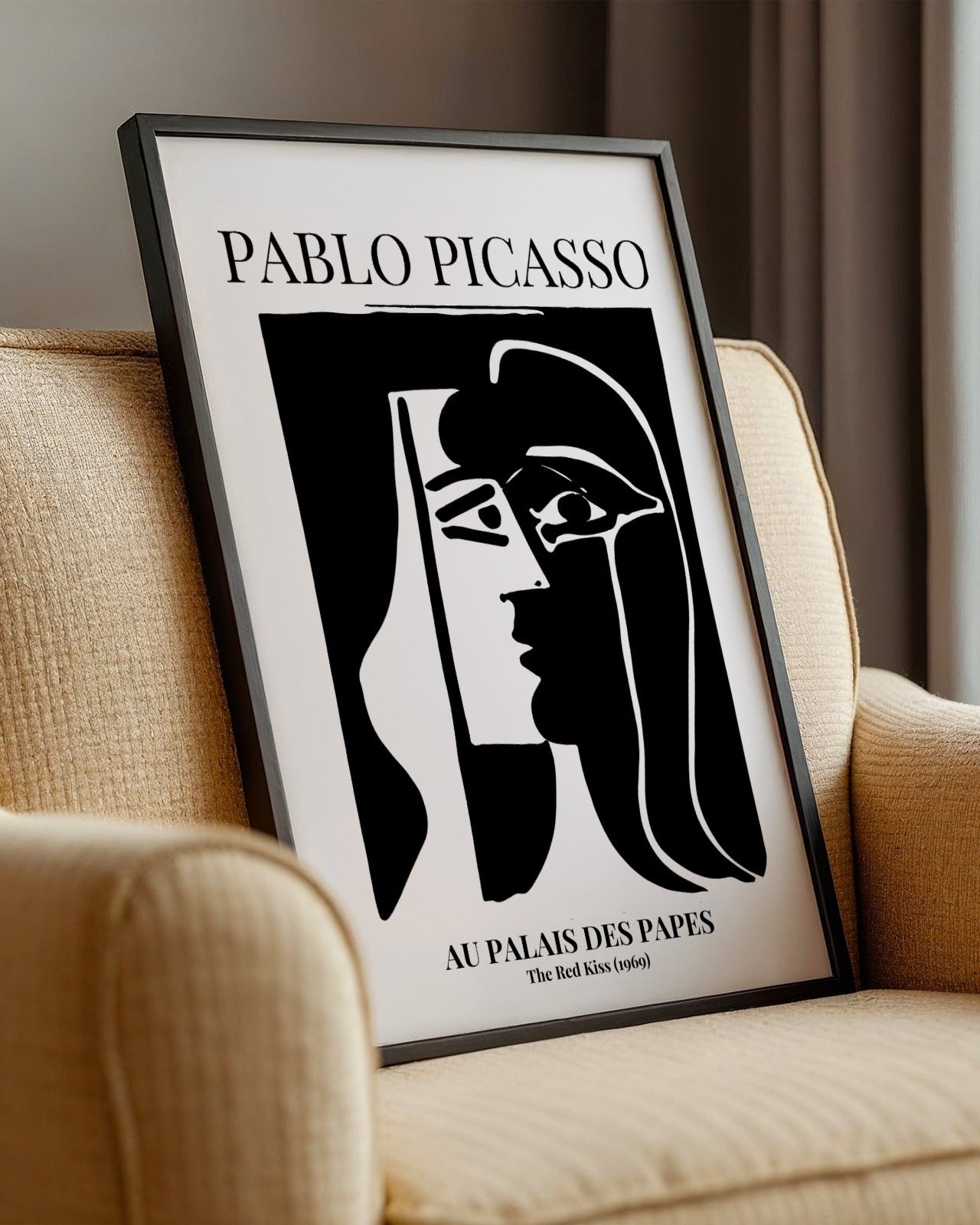 Picasso The Red Kiss Poster