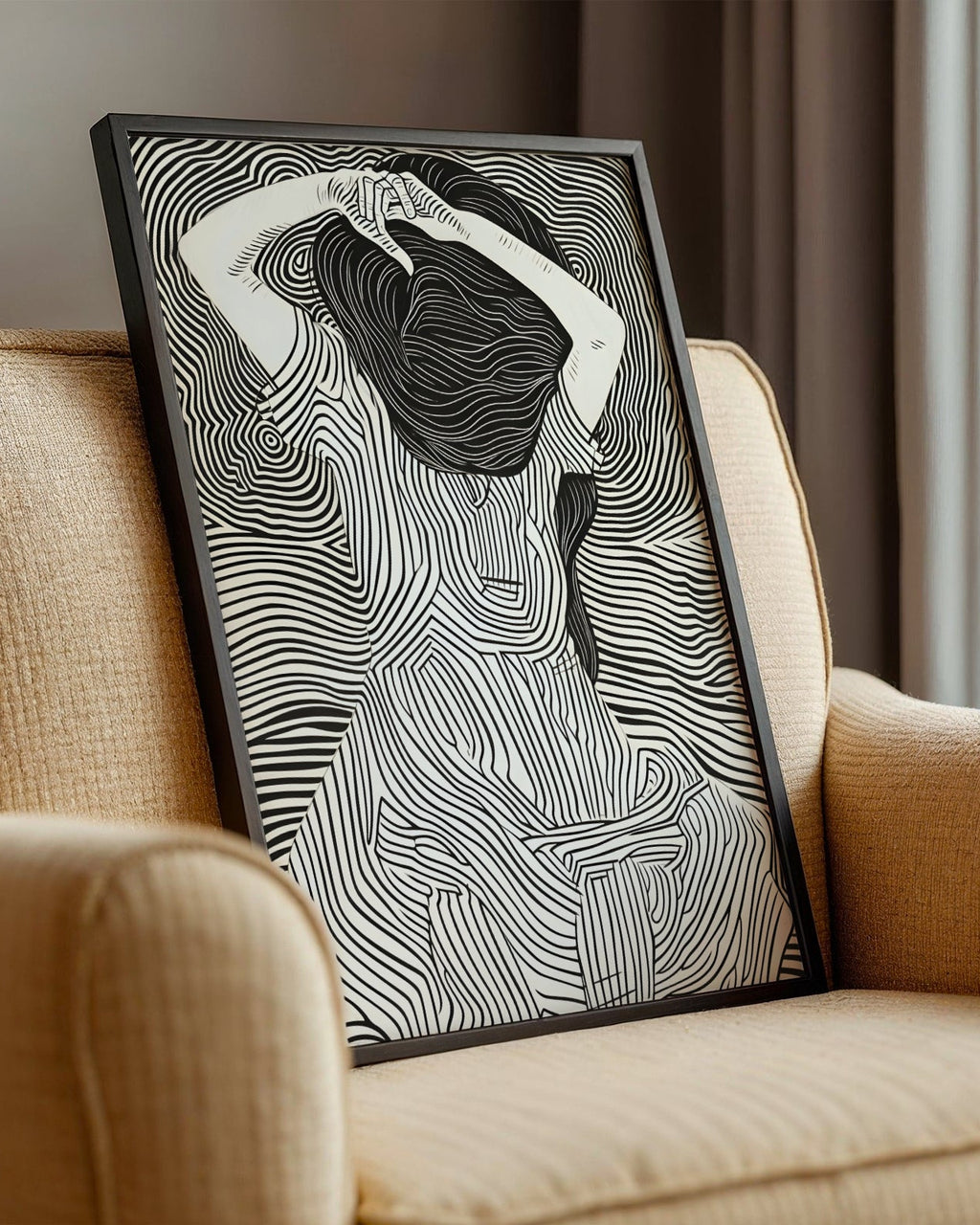 Dark Modern No.6 Poster