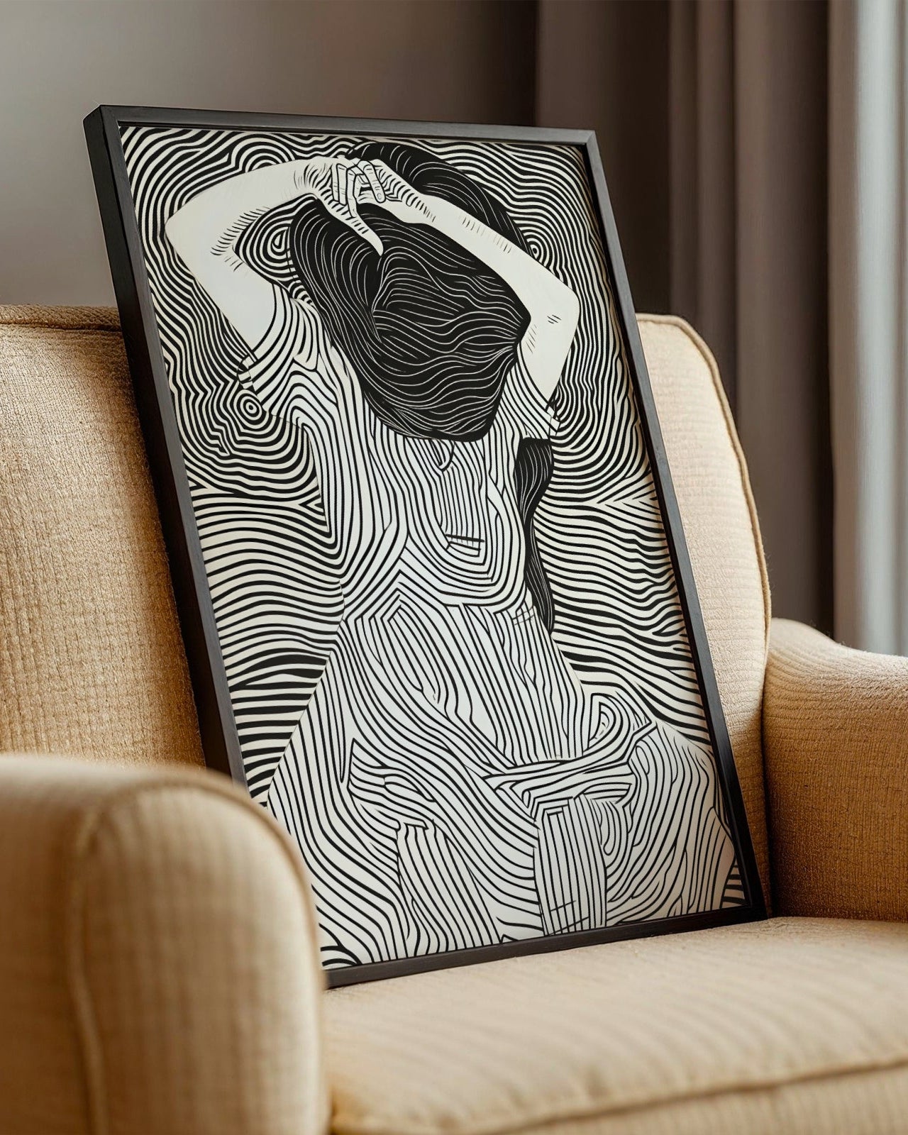 Dark Modern No.6 Poster