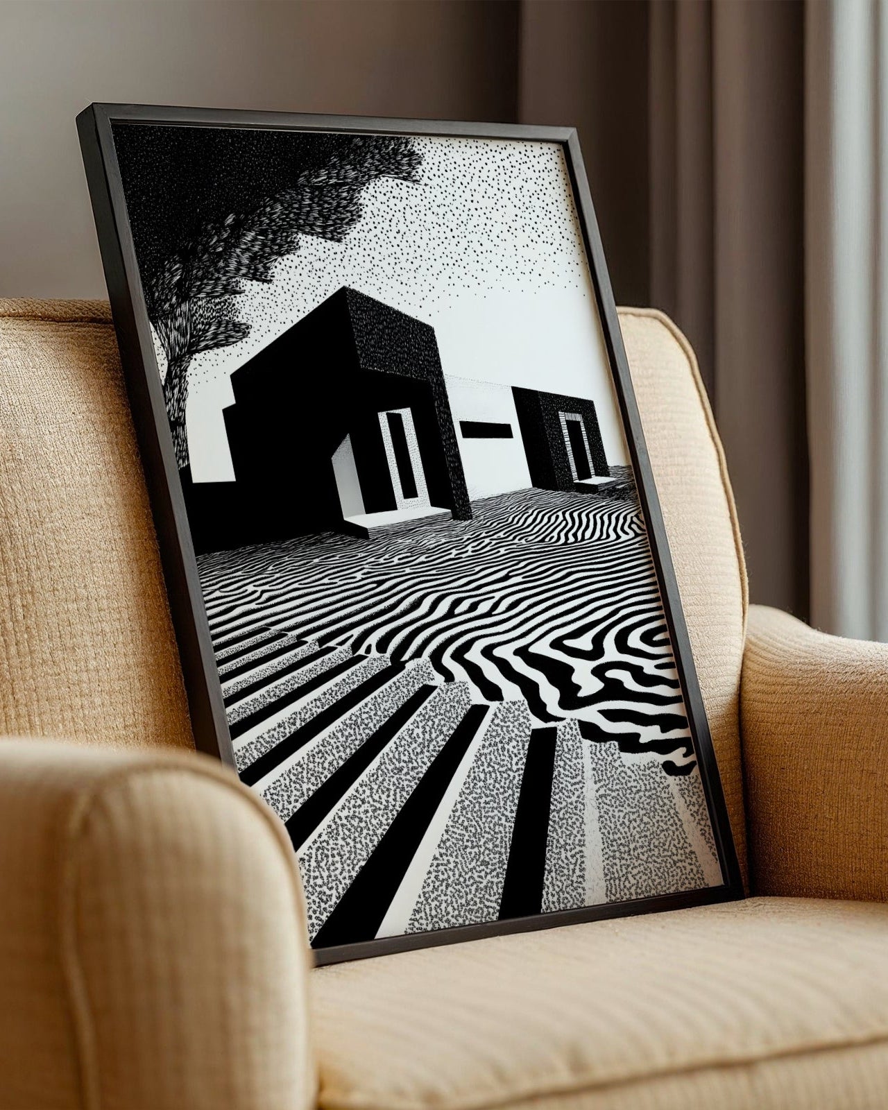 Dark Modern No.12 Poster