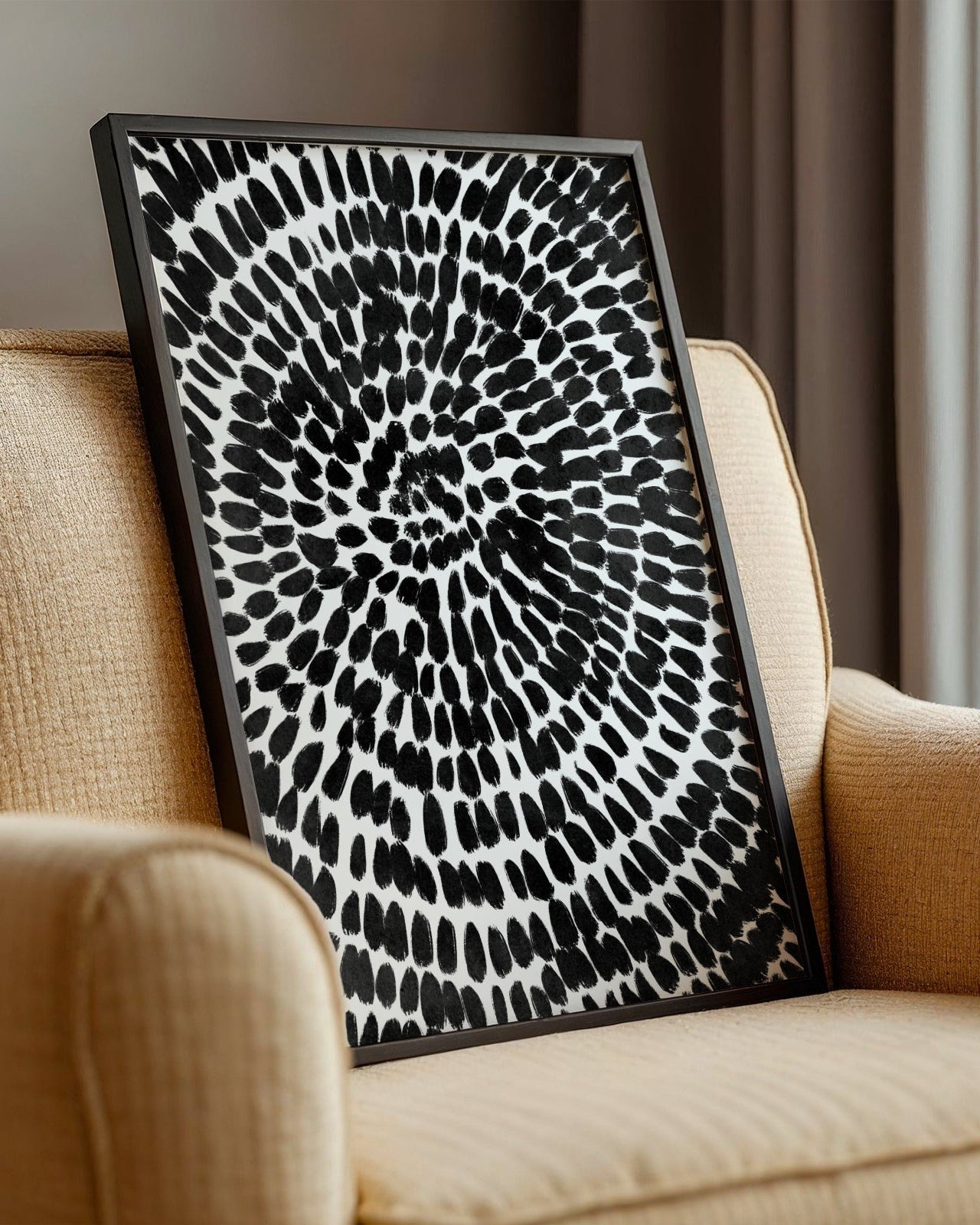 Dark Abstract No.9 Poster