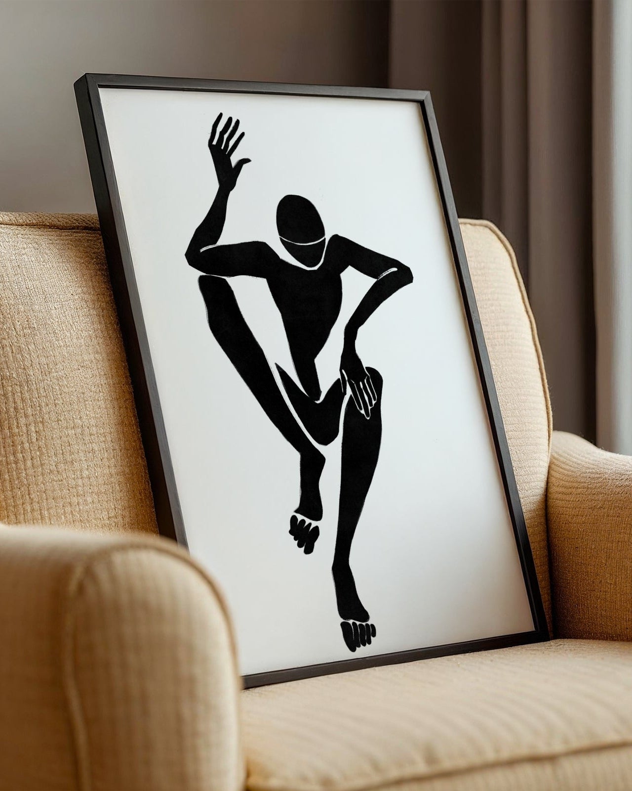 Dark Abstract No.5 Poster