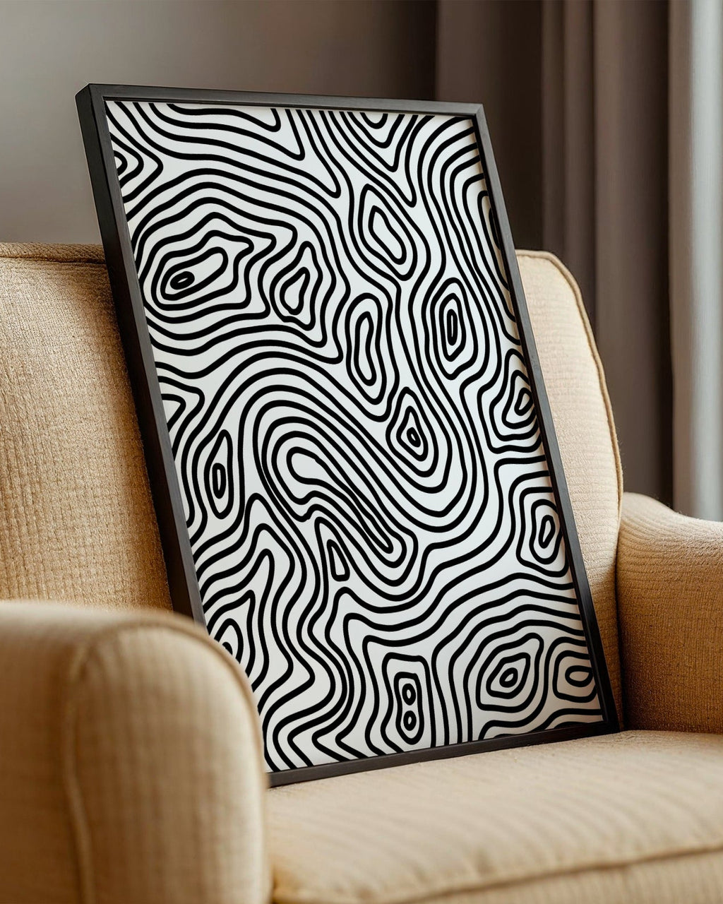 Dark Abstract No.13 Poster