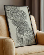 Dark Abstract No.6 Poster