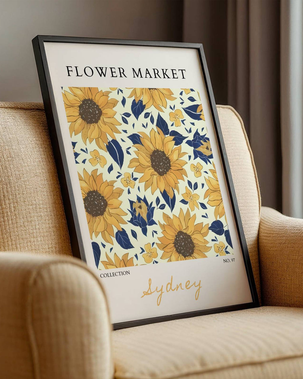 Flower Market Sydney Poster