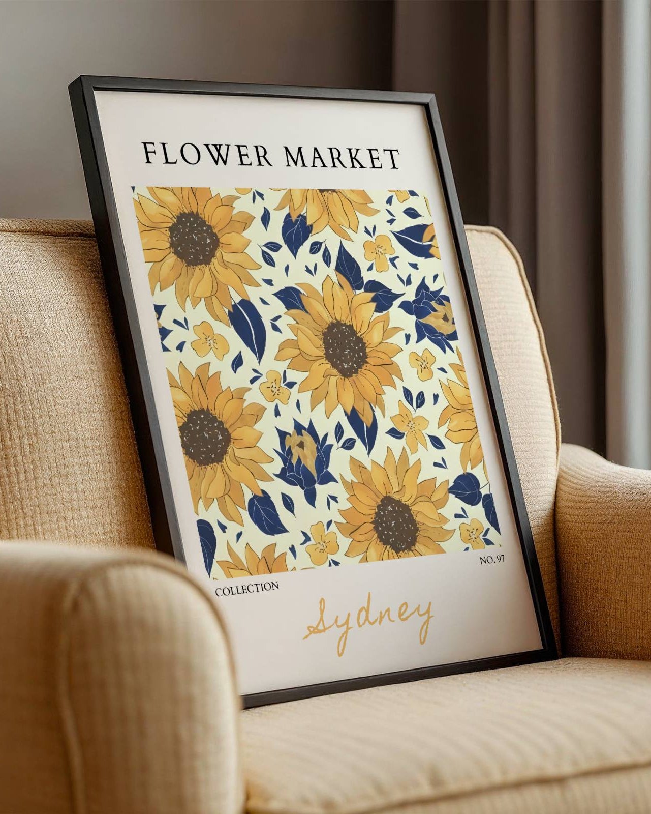 Flower Market Sydney Poster