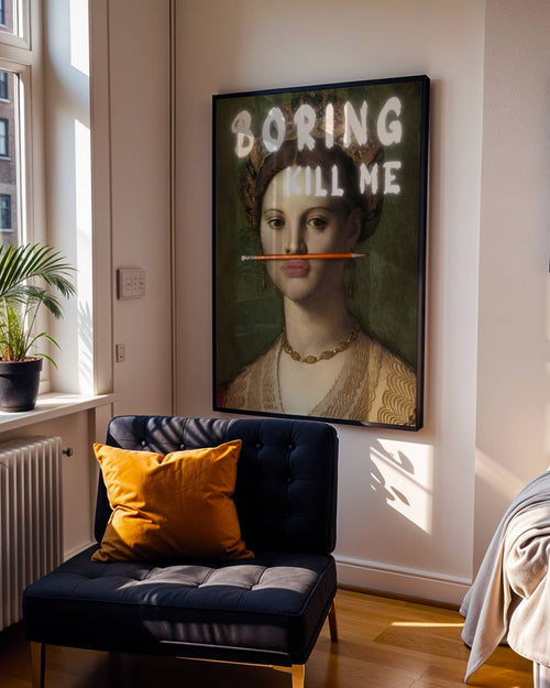 Boring Kill Me Poster