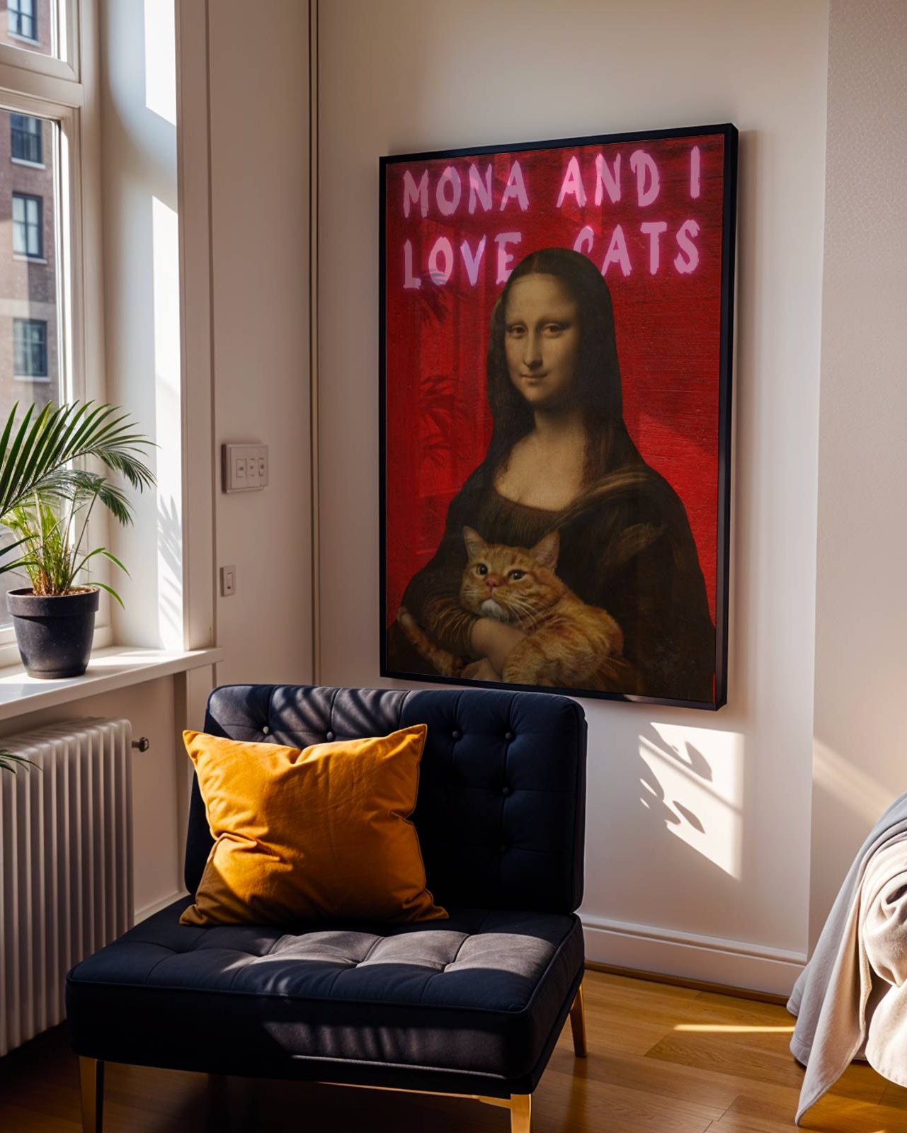 Mona And I Love Cats Poster