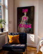 Shh I'm Reading Poster