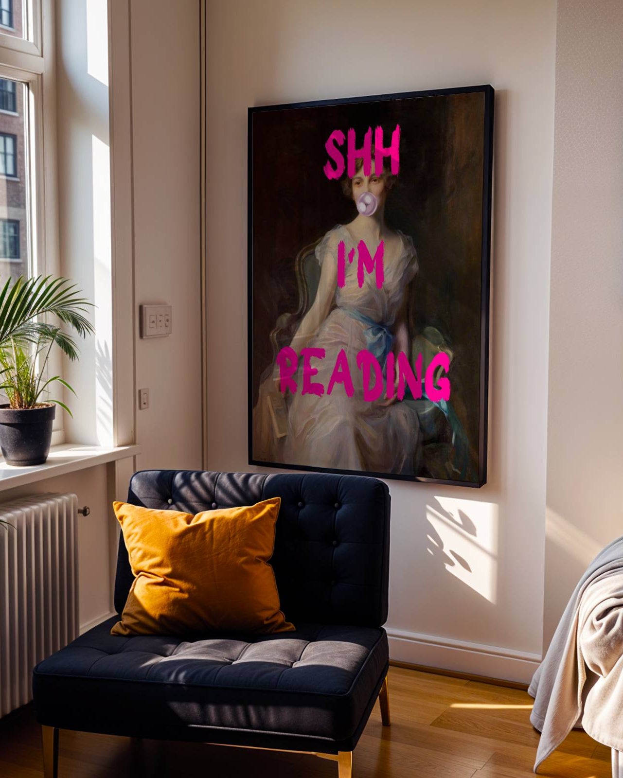 Shh I'm Reading Poster