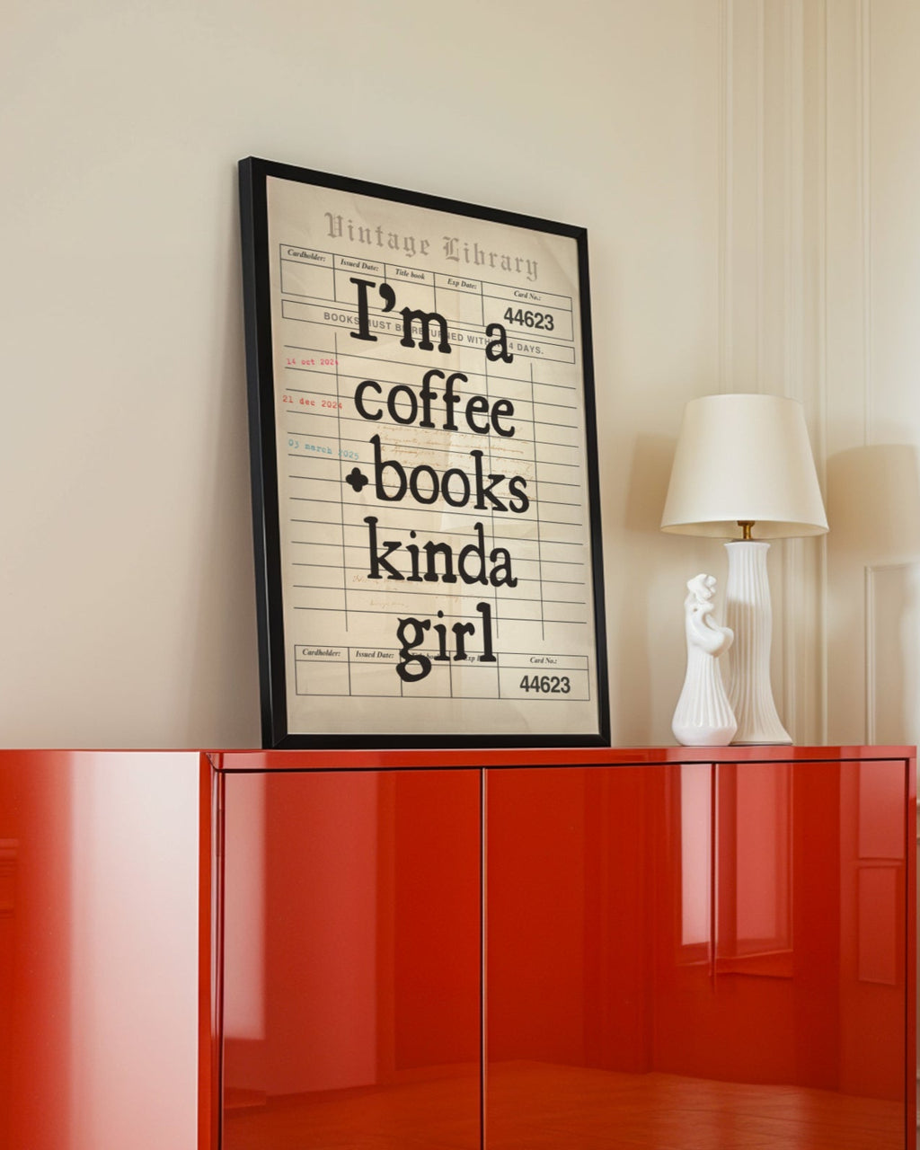 Coffee & Books Kinda Girl Poster