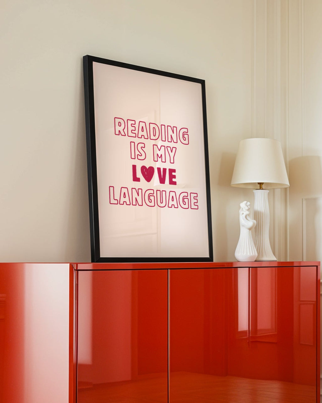 Reading Is My Love Language Poster
