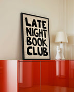 Late Night Book Club Poster