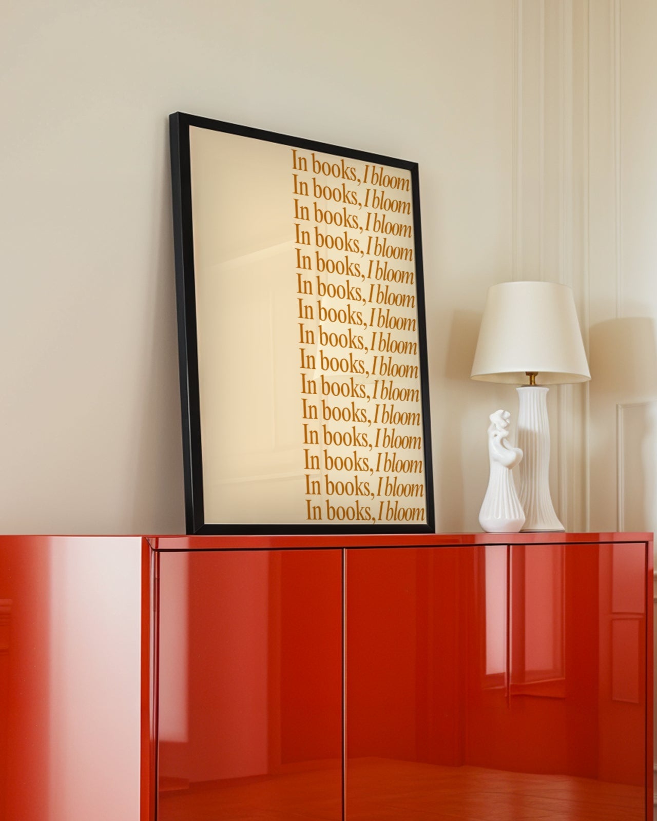 In Books, I Bloom Poster