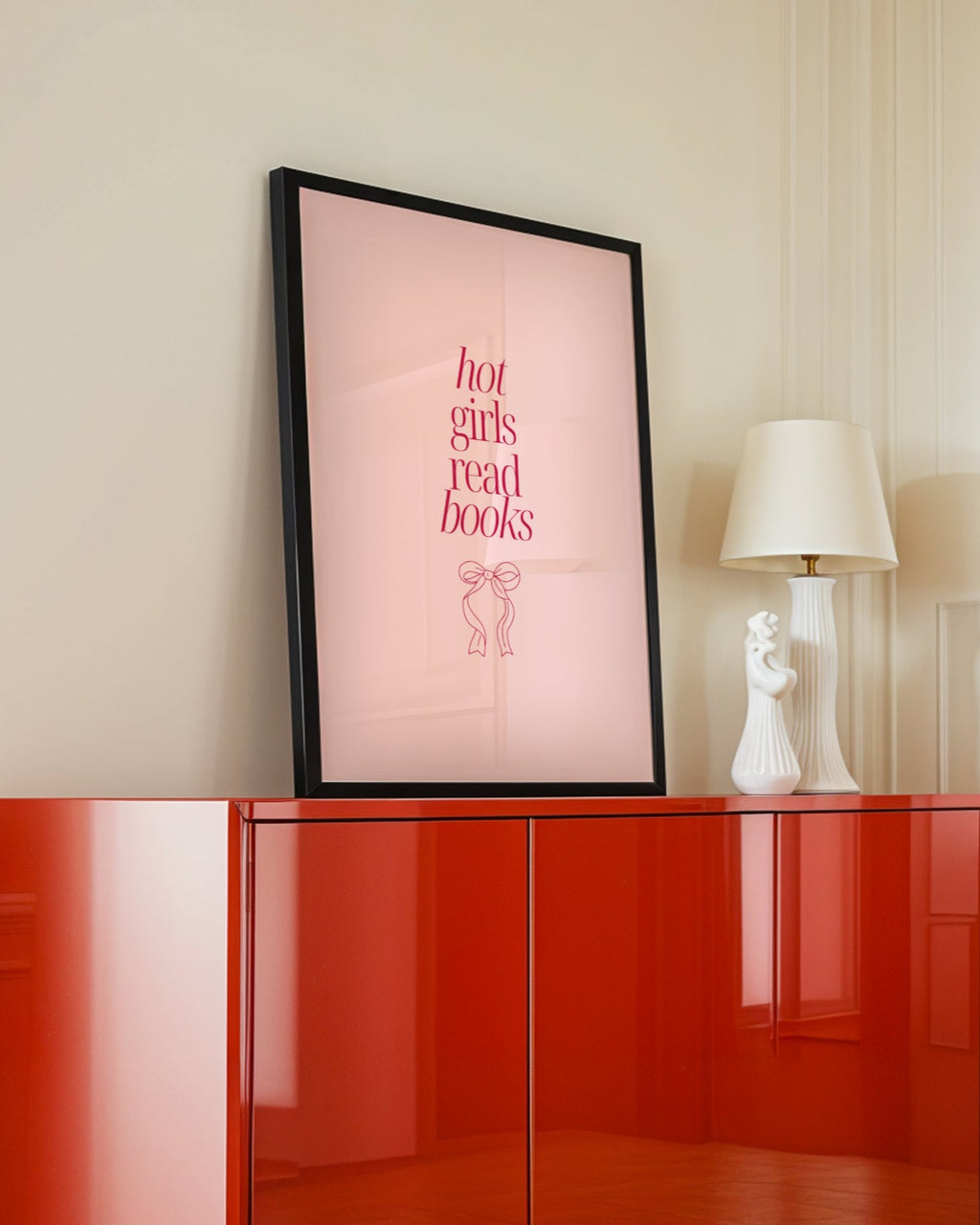 Hot Girls Read Books Poster