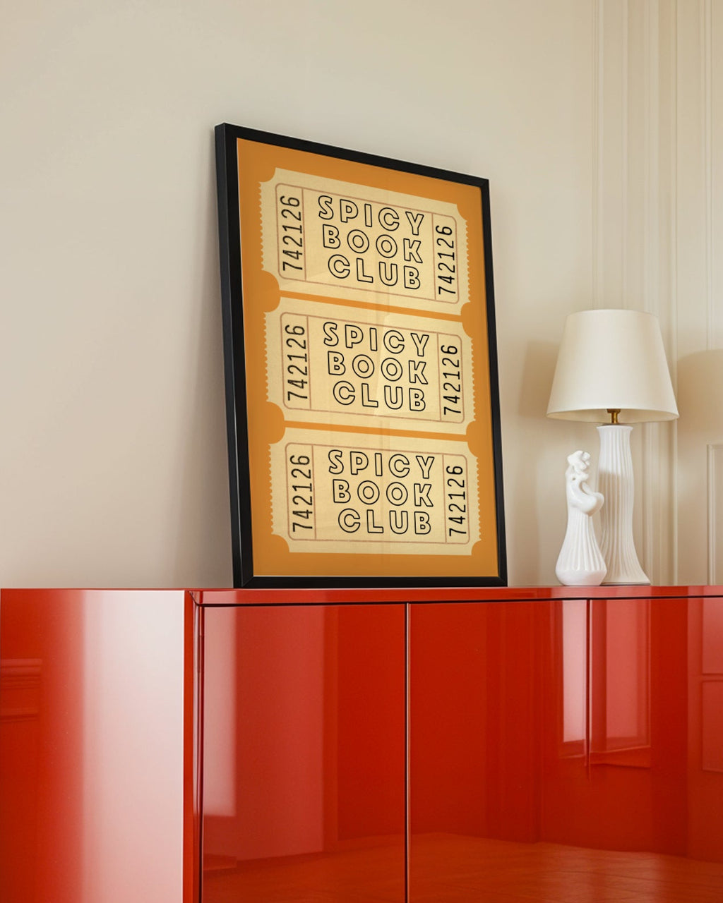 Spicy Book Club Poster