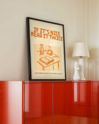 Read It Twice Poster