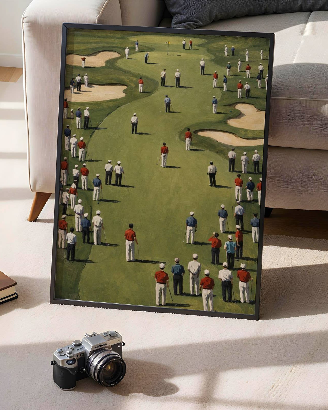 Golf Crowd Poster