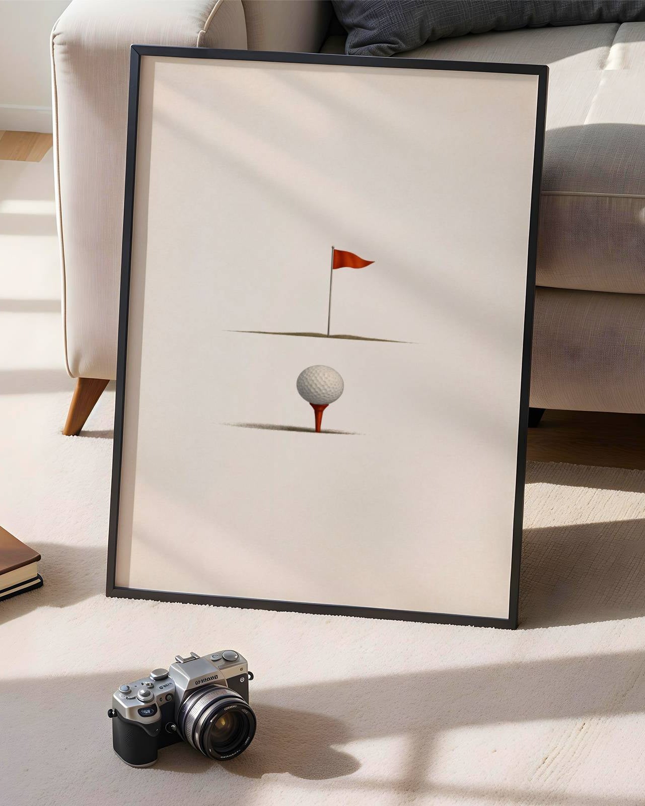 Golf Flag Poster
