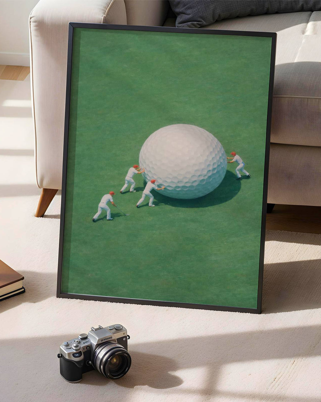 Golf Surreal Poster