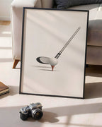 Golf Tee Club Poster